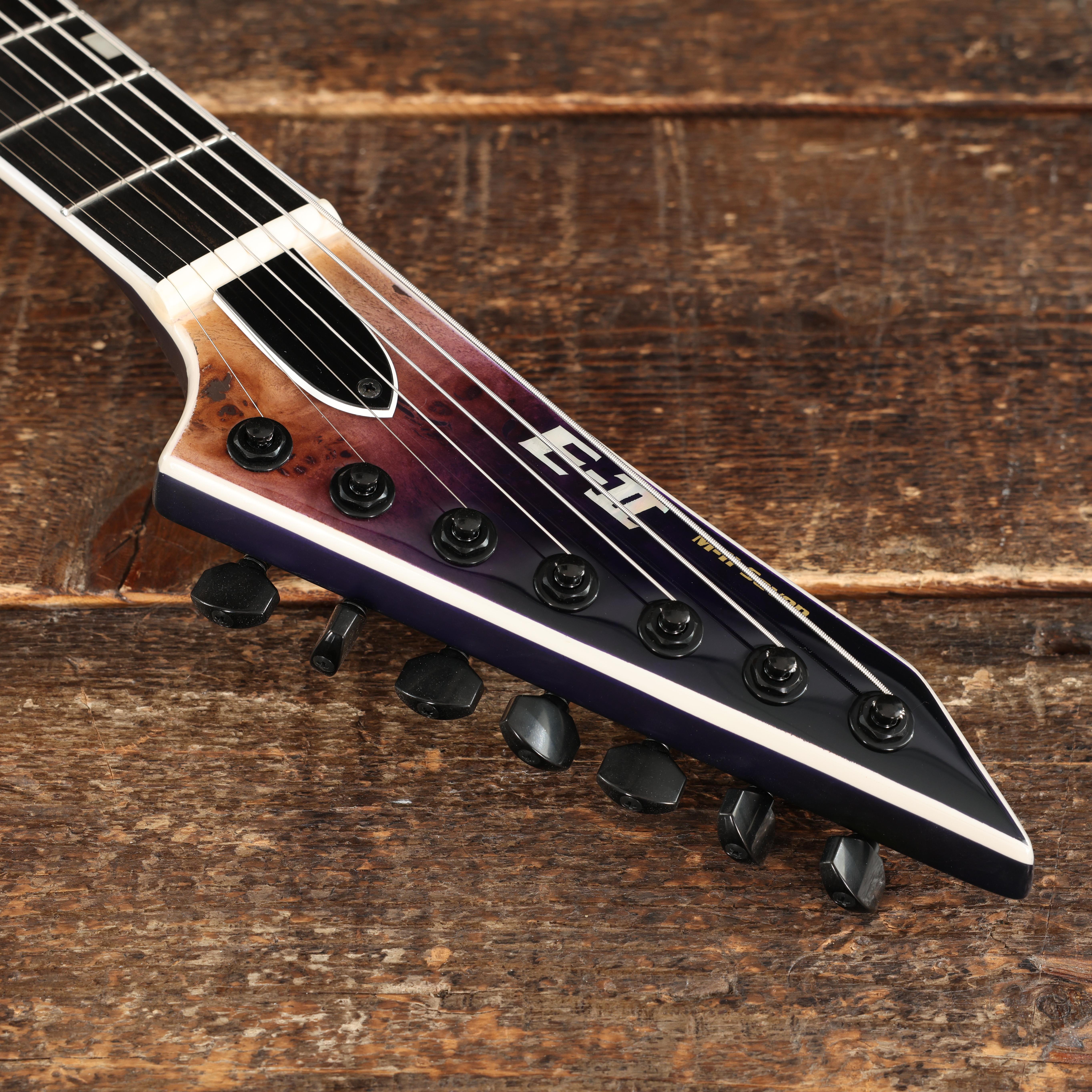 ESP E-II M-II 7 NT in Purple Natural Fade - Andertons Music Co.